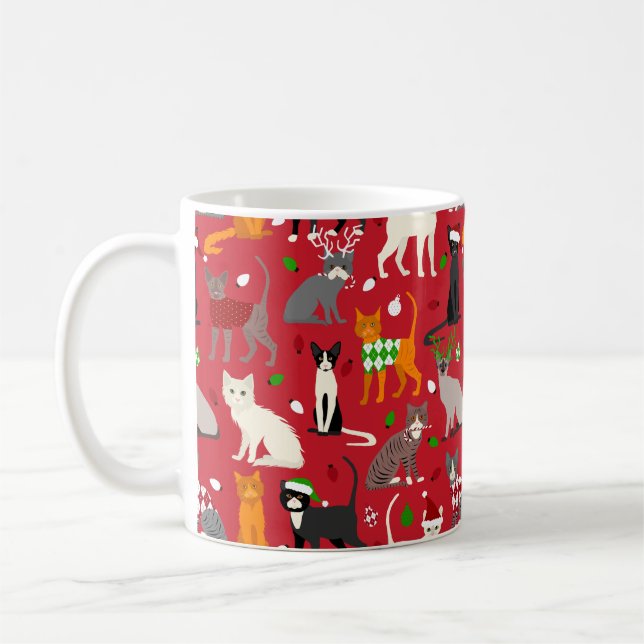 Mug Chats de Noël (Gauche)