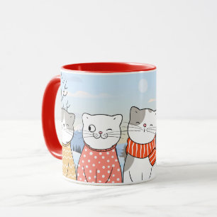 Mug Chats d'hiver
