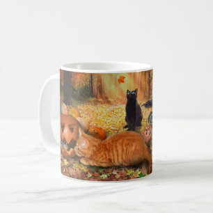 Mug Chats en automne