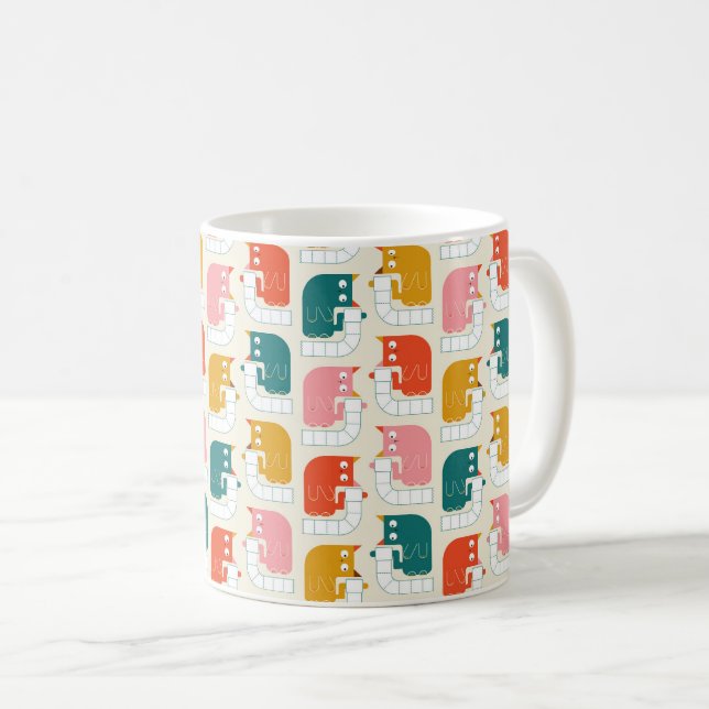 Mug Chats en papier de toilette fou (Devant droit)
