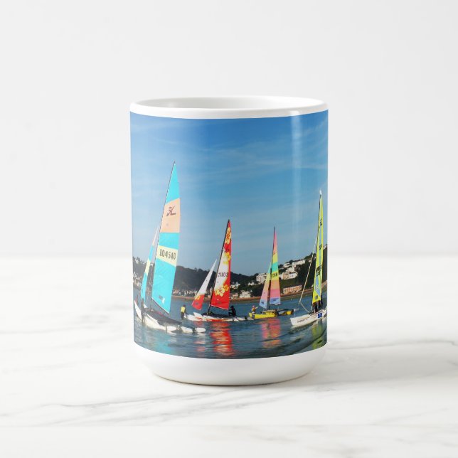 Mug Chats Hobie mettant la voile (Centre)