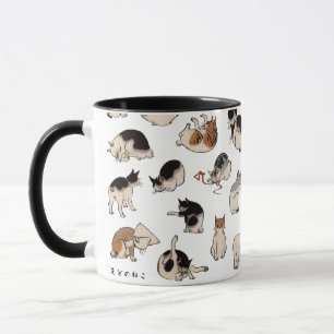 Mug Chats japonais, Hiroshige, Ukiyo-e