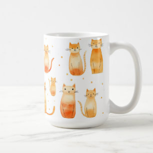 Mug Chats Kitty Orange