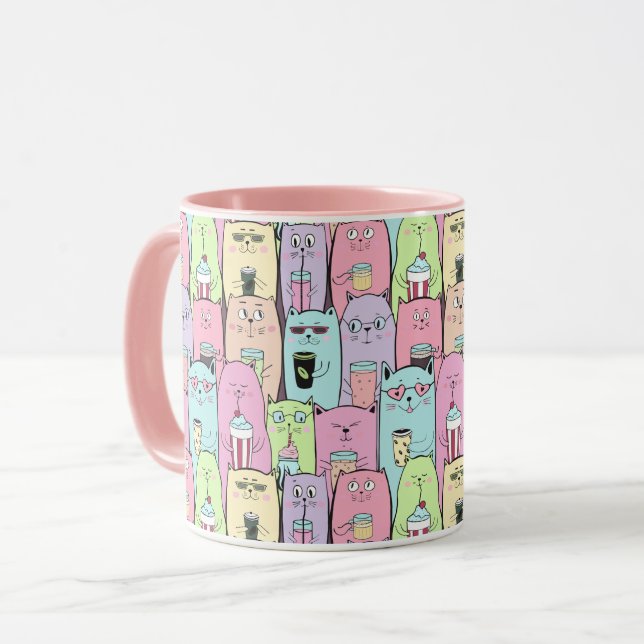 Mug Chats mignons (Devant gauche)