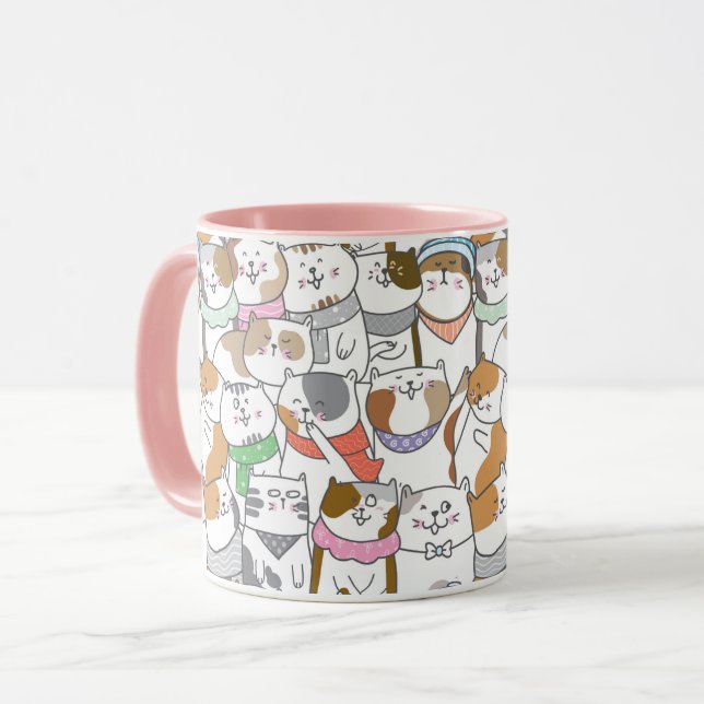 Mug Chats mignons (Devant gauche)