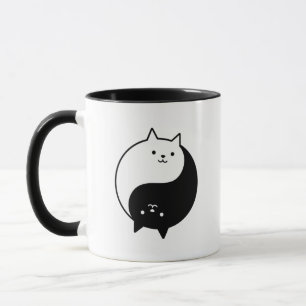 Mug Chats mignons noirs et blancs Solde parfait