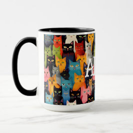 Mug Chats monogrammes