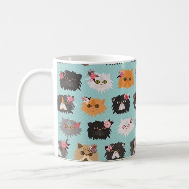 Mug Chats persans de fantaisie (Gauche)