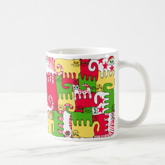 Mug Chats "stupéfaction de puzzle d'hiver "