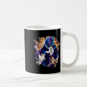 Mug Chats volants dans la galaxie vintage 90s drôle ga