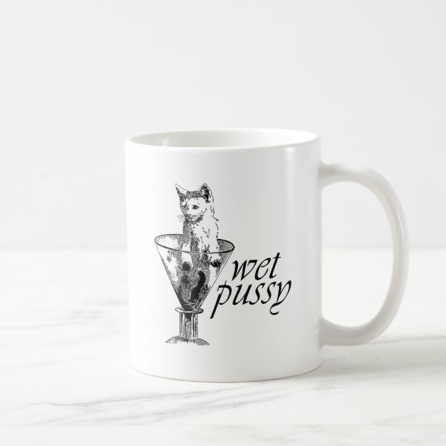 Mug Chatte Mouillée (Droite)