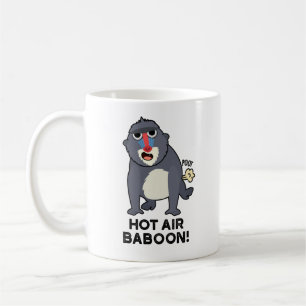 Mug Chaud Baboon d'air drôle Farny Monkey Pun
