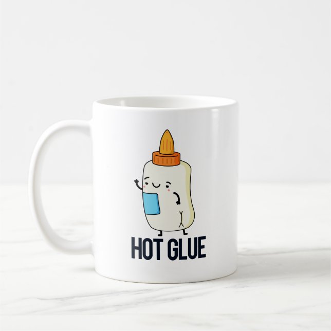 Mug Chaud Colle drôle Pun (Gauche)
