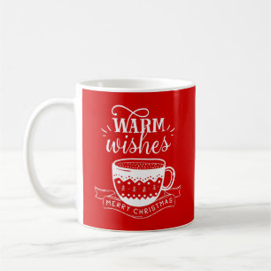 Mug Chauds Coupe Chaude Café cacao Xmas Rouge Blanc