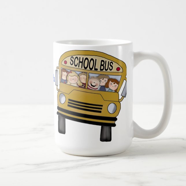 Mug Chauffeur de bus avec le poème (Droite)