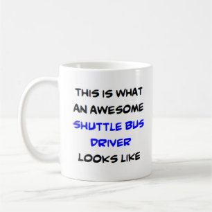 Mug chauffeur de bus, navette, génial