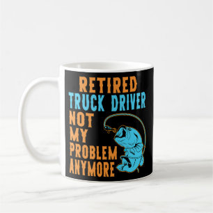 Mug Chauffeur de camion retraité Pêcheur Lover Retrait