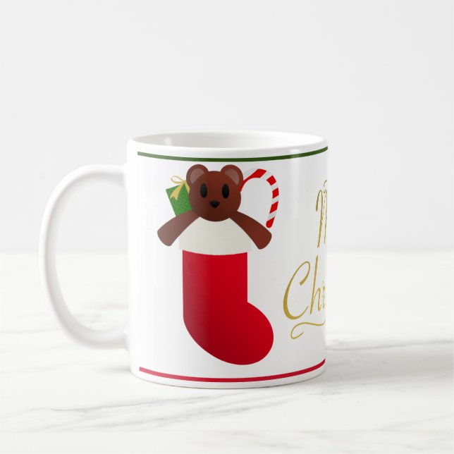 Mug chaussette de Noël (Gauche)