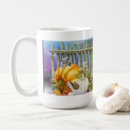 Mug Chaussure blanche perdue dans le Patch Citrouille