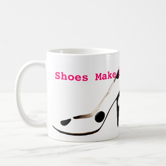 Mug Chaussures femelles de haute couture (Gauche)