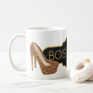 Mug Chaussures noires chics de parties scintillantes