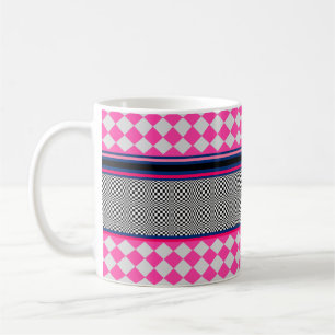 Mug Check Stripes Harlequin Conception de Motif mixte