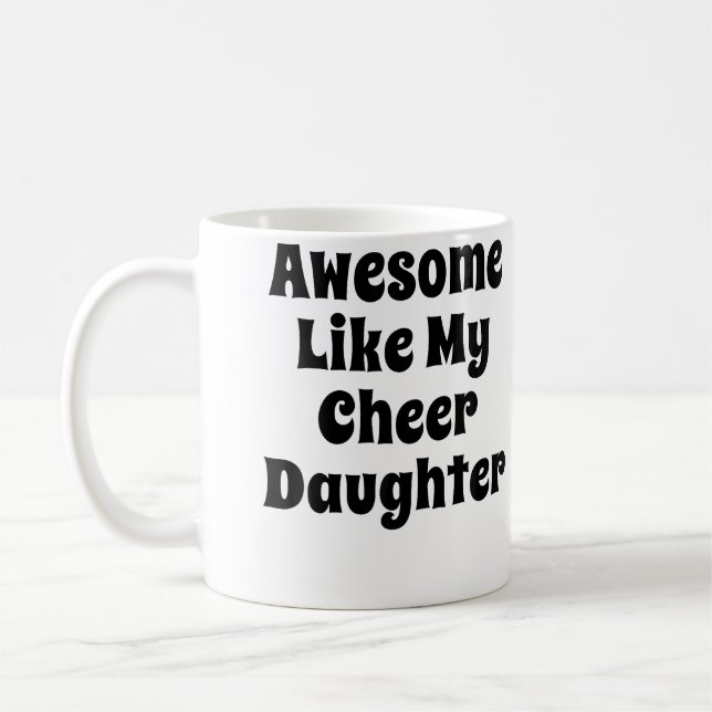 Mug Cheerleader Cheer Dad Mom Cheerleading (Gauche)