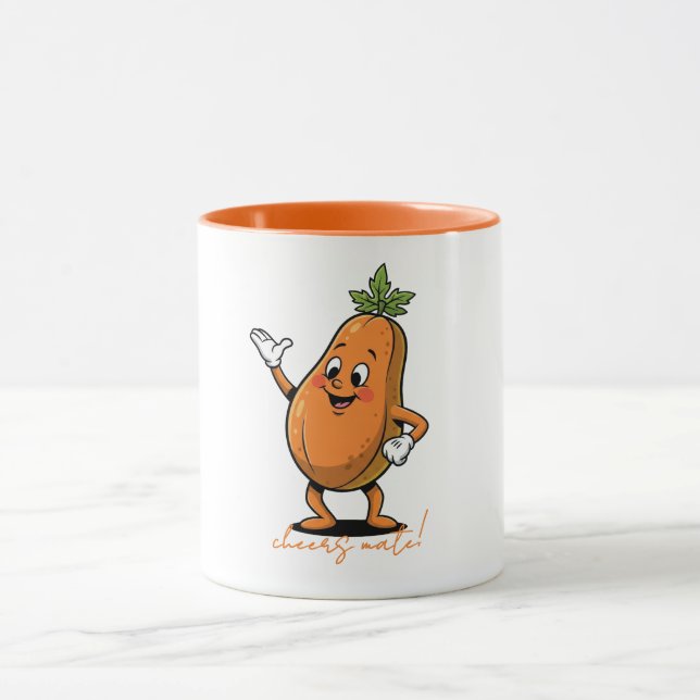 Mug Cheers Mate Happy Papaya (Centre)