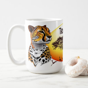 Mug Cheetah African Feline Wild Animal
