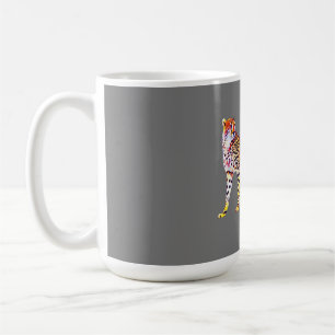 Mug Cheetah Mère avec Cubs Motif Predateur Chat Animal