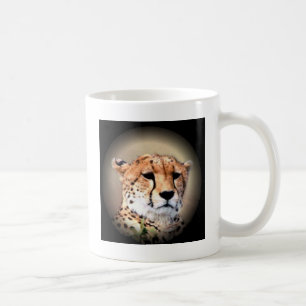 Mug Cheetah Portrait par Pleine lune : La grâce de la 