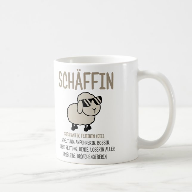 Mug Chef Cadeaux Amusant Cadeau de Schtroumpf (Droite)