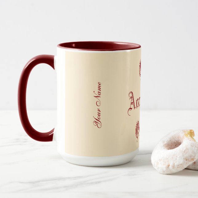 Mug "Chef de la comptabilité" (Avec donut)