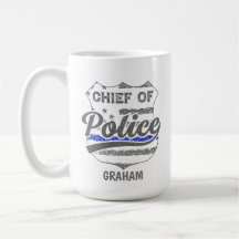 Chef de police personnalisé USA Shield