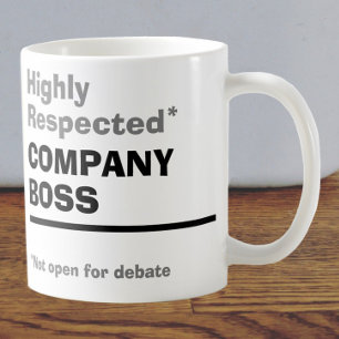 Mug Chef d'entreprise hautement respecté