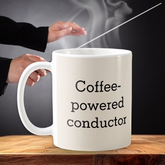 Mug Chef d'orchestre propulsé au café