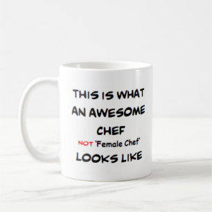 Mug chef non femme chef, génial
