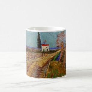 Mug Chemin dans un champ, saules de Vincent van Gogh