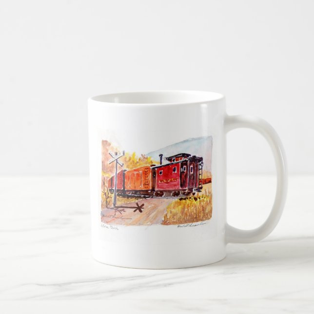 Mug chemin de fer-croisement, chemin de fer-croisement (Droite)