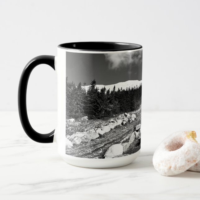 Mug Chemin de fer Mount Washington Cog de la gare de W (Avec donut)