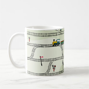 Mug Chemin de fer pour enfants : Funny Motif sans cout