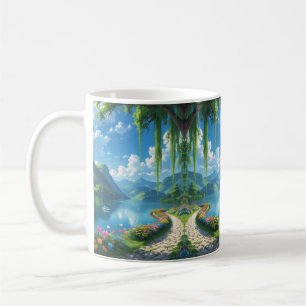 Mug "Chemin de jardin paisible - Sips sereins commence