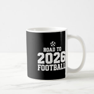 Mug Chemin vers 2026 Footll Fan de foot drôle 