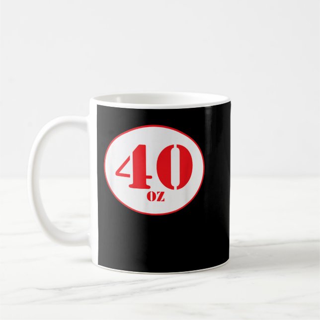 Mug Chemise à bière de 40 oz (Gauche)