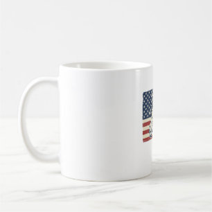 Mug Chemise à motif vectoriel vintage de cheval patrio