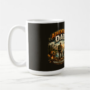 Mug Chemise Adventure Dad – Camping Extérieur Vintage