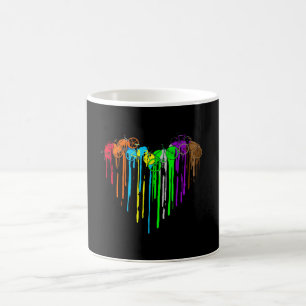 Mug Chemise Coeur de Vélo Les amateurs de cycle d'art 