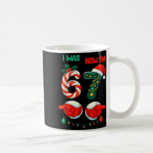 Mug Chemise d'anniversaire de 7 ans Était 6 maintenant