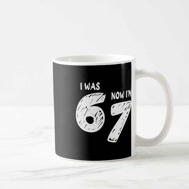 Mug Chemise d'anniversaire de 7 ans J'avais 6 ans main (Droite)