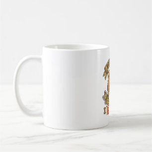Mug Chemise de chien Chow Chow Gravure vintage drôle d